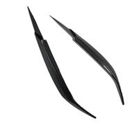 Aileron Avant Voiture Autocollants 3D phares Avant paupières pour BMW E71 E72 X6 30d 35d 35i 40d pour M50i pour M50d X6M 2008-2014 Choc Avant Lame(Look de Carbone)