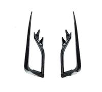 Aileron Avant Voiture Garniture calandre Phare antibrouillard Avant pour VW pour Golf 7.5 MK 7.5 2017-2020 Facelift Wind Knife Canards Body Kits Choc Avant Lame(Look de Carbone)