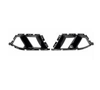 Aileron Avant Voiture Grille aération latérale Pare-Chocs Avant Voiture Couvercle Phare antibrouillard pour BMW pour M3 pour M4 G80 G82 G83 2020-2024 Becquet Garde Kit(Noir Brillant)