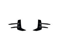 Aileron Avant Voiture Grille d'aération latérale pour Pare-Chocs Avant, Cadre d'admission, séparateur, becquet, lèvre Canard pour A3 8Y S3 2021-2024 Becquet Garde Kit(Look de Carbone)