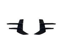 Aileron Avant Voiture Grille d'aération latérale pour Pare-Chocs Avant, Cadre d'admission, séparateur, becquet, lèvre Canard pour A3 8Y S3 2021-2024 Becquet Garde Kit(Noir Brillant)