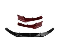 Aileron Avant Voiture pour Accord 10e génération 2018-2020 Spoiler Pare-Chocs Avant Blanc Cache Angle Prise air latérale inférieure kit carrosserie Spoiler Pare-Choc(Rouge)