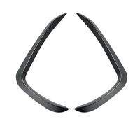 Aileron Avant Voiture pour BMW X5 F15 2014-2018 Pare-Chocs Avant becquet latéral Cadres phares antibrouillard kit carrosserie ABS Choc Avant Lame(Look de Carbone)