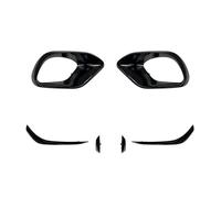 Aileron Avant Voiture pour C118 W118 CLA45 pour AMG 2020-2023 Voiture Avant Pare-Chocs côté becquet séparateur Canard feu Brouillard calandre Becquet Garde Kit(6 pcs)