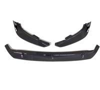 Aileron Avant Voiture pour Ford pour Focus 4e génération pour MK4 2018-2021 ABS Pare-Chocs Avant séparateur lèvre diffuseur becquet Garde Kits carrosserie Choc Avant Lame(Noir Brillant)