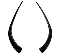 Aileron Avant Voiture pour Mercedes pour Benz CLA C118 X118 180 200 220 260 2020 Spoiler Pare-Chocs Avant Splitter Grille d'aération Phare antibrouillard Becquet Garde Kit(Look de Carbone)