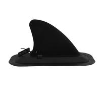 Aileron Central de Paddleboard Gonflable, Grand Gouvernail Noir PVC | Insertion Clip-on, Structure Séparatrice D’eau, pour Eaux Peu Profondes, Familles et Débutants Sup