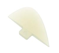 Aileron Central de Surf en Fibre de Verre, Design Fish, Glisse Douce | Planche Stand Up Paddle et Shortboard, Structure Alvéolaire, Installation Simple, Vert Clair