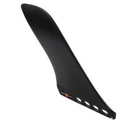 Aileron Central Noir pour Paddleboard Gonflable, Remplacement Sup | Plastique Solide, Forme Poisson, Fixation Amovible, Meilleur Suivi Directionnel, pour Randonnée Sup et Course en Eau Douce