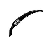 Aileron Coffre Arrière pour VW pour Polo MK5 6R 2009-2014 Modification Pare-Chocs Arrière Lowe Lèvre Diffuseur Spoiler Séparateur Protecteur Brillant Noir Voiture