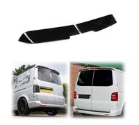 Aileron Coffre Becquet Arrière Aile Toit ABS en Fiber Carbone Noir Brillant 2X pour VW T5 T5.1 T6 T6.1 Transporteur 2 Portes(Glossy Black)