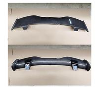 Aileron Coffre pour KIA Spoiler pour Matin pour Picanto Hayon Universel Toit Aile Arrière Kit Carrosserie Accessoires ABS Plastique Aileron ArrièRe Voiture(Aspect Fibre de Carbone)