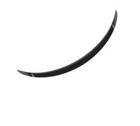 Aileron Coffre pour Tesla pour Model pour Y pour Launch 2025 Aileron Aile ABS Motif Fibre Carbone Lèvre Coffre Couvercle Arrière Extérieurs Car Rear Spoiler(ABS Bright Black)