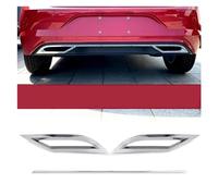 Aileron Coffre pour VW pour Polo 6 pour MK6 Cadre Garniture Diffuseur Tuyau D'échappement Becquet Lèvre Diffuseur Pare-Chocs Arrière pour Polo 1.0L 1.0Tsi Aileron ArrièRe Voiture