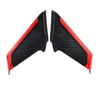 Aileron D'aile De Moto Compatible Avec Aprilia Pour RSV4 2 Pièces Carénage Avant De Moto Pour Couvercle D'aile Aileron Aérodynamique Aileron Latéral Déflecteurs D'air