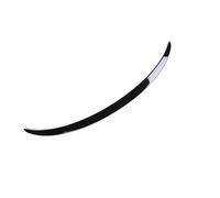Aileron D'aile pour Tesla pour Model pour 3 2017-2023 Aileron De Coffre Haute Performance en ABS Noir Et Fibre Carbone Arrière Spoiler(Bright Black)