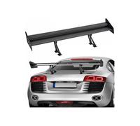 Aileron d'aile style Gt 1350 mm, becquet arrière universel double pont, alu réglable, noir mat
