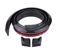 Aileron de Coffre arrière, 1.5 m / 4.9ft lèvre d'aile arrière en Fiber de Carbone lèvre d'aile arrière de Voiture en Caoutchouc Souple aileron de Coffre de Toit arrière Autocollant de lèvre d'aile d