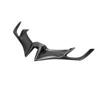 Aileron De Moto Becquet De Lèvre De Dynamique d'air De Séparateur Avant D'aile De Bec De Canard De Moto pour Suzuki pour BMW pour Triumph Racing Capot De Carénage(Carbon Fiber)