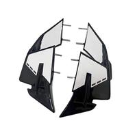 Aileron de Moto Carénage latéral de moto pour BMW S1000RR S1000 RR M1000RR 2023, aileron aérodynamique, déflecteur, spoiler et autocollants Aile Aérodynamique(White 23-24)