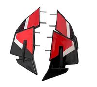 Aileron de Moto Carénage latéral de moto pour BMW S1000RR S1000 RR M1000RR 2023, aileron aérodynamique, déflecteur, spoiler et autocollants Aile Aérodynamique(Red 23-24)