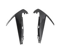 Aileron de Moto Couvercle De Carénage Latéral De Phare Supérieur Panneau De Spoiler De Couvercle Latéral De Phare pour CBR500R 2019 2020 2021 2022 2023 Carénage De Moto(Look de Fibre de Carbone)