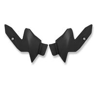 Aileron de Moto Pare-Brise Avant Gauche Et Droit pour Moto Déflecteur pour Benelli pour TRK502 pour TRK502X BJ500GS-A Carénage De Moto(Noir)