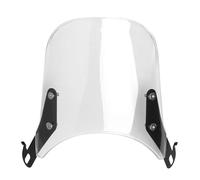 Aileron de Moto Pare-Brise Rétro Déflecteur Vent Sport Compact Universel pour Motos pour Suzuki pour VX 800 pour SV 650 pour GS 500E(Clear)