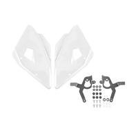 Aileron De Moto Pour BMW R1250GS 2019-2021 R1200GS LC 2013-2019 F750GS F850GS 2018-2021 Kits Pare-brise Avec Déflecteur Supérieur Latéral D'ailes Aérodynamiques(Clear)