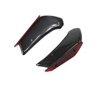Aileron De Moto Pour BMW S1000RR HP4 2010-2018 Couvercle Carénage Moto Avec Spoilers D'appui Moto Aileron Avant(Carbon Pattern Red)