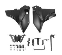 Aileron De Moto pour FZ-07 pour MT07 2021 2022 2023 2024 Kit De Carénage Inférieur De Moto Becquet De Moteur Ventre Pan Capot De Carénage(Black)