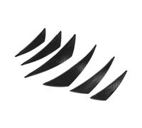 Aileron de Moto pour Kawasaki pour Ninja ZX6R 636 ZX636R ZX6RR ZX-6 ZX10R ZX1400 Kit D'aile Aérodynamique D'aile Moto(Matte Fiber Look1)