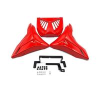 Aileron De Moto pour Rebel pour CMX500 2017 2018 2019 2020 2021 2022 2023 2024 Support Montage Carénage Becquet Carter Inférieur De Moteur Moto(Red)