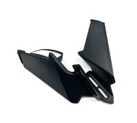 Aileron De Moto Pour YZF R6 R1 R25 R3 R125 R15 Moto Rétroviseur Aileron Réglable Carénage Spoiler Avec Rétroviseur Mi Moto Aileron Avant(Matte Black)