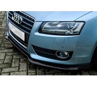 Aileron de pare-chocs avant noir brillant avec aile pour Audi A5 B8 2005-2011