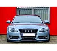 Aileron de pare-chocs avant noir brillant pour Audi A5 B8 2005-2011