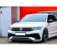 Aileron de pare-chocs avant noir brillant pour VW Tiguan 2 AD1 2021+