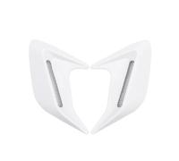 Aileron De Pare-Chocs Avant Universel Voiture Spoilers lèvre Pare-Chocs Avant Voiture(Blanc)