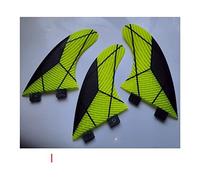 Aileron de planche à pagaie Ailerons de planche de surf Tri Set Epoxy Surf Fins G5 G7 Surf Fins Larger ML Surf Accessoire Profitez bien des activités de surf(FCS I G5)