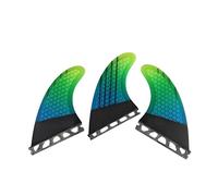 Aileron de planche à pagaie Ailerons de planche de surfThruster Carbon Fiber Fin 2 Fins G5/G7/AM1/AM2 Surf Fins Profitez bien des activités de surf(Single Tab M AM1)