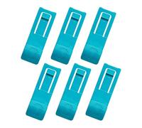 Aileron de planche de surf - Boucle d'aileron de 4,6 x 1,5 cm pour planche de surf | Boucle d'aileron détachable, clip d'aileron de bassin versant 6 pièces de fixation d'aileron de planche de surf