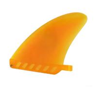 Aileron de planche de surf de 11,7 cm pour planche à pagaie, montage à vis, en nylon léger, réactif, convient pour FCS Standard Box orange vert pour longboard (sans vis orange)