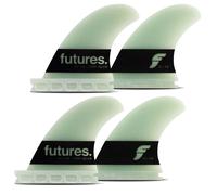 Aileron de planche de surf Futures Gerry Lopez (x4) Vert 4"