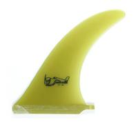 Aileron de planche de surf True Ames Fins Greenough 4A Jaune 7'5"