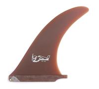 Aileron de planche de surf True Ames Fins Greenough 4A Marron 7'5"