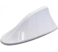 Aileron de requin en plastique blanc factice décoratif antenne de voiture adhésive