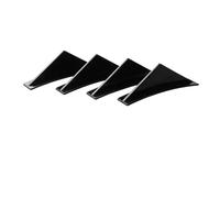 Aileron De Requin Universel pour Pare-Chocs Arrière Voiture Diffuseur Pare-Chocs Arrière pour A3 8P 8V, A4 B8, A5 A6 Q3 Q5 RS5 RS6 RS7 S3 S4 Lot 4(Glossy Black)