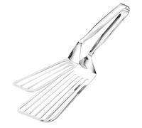 Aileron de spatule double, spatule avec pinces, pinces à poisson avec spatule creuse, pince plate, spatule de cuisine antidérapante, pinces à spatule pour steak, œuf,