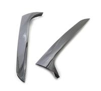 Aileron de spoilers automobiles pour A4 pour B8 Allroad Avant 2009-2016 Aileron latéral de vitre arrière de voiture Autocollant de décoration d'aile (aspect carbone)