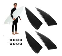 Aileron de Surf | 4 Pièces De Rechange De Splitter pour Le Kiteboarding - Ailerons de Surf pour Piscine | pour Plongée Kayak Lac Plage Voyage Vacances